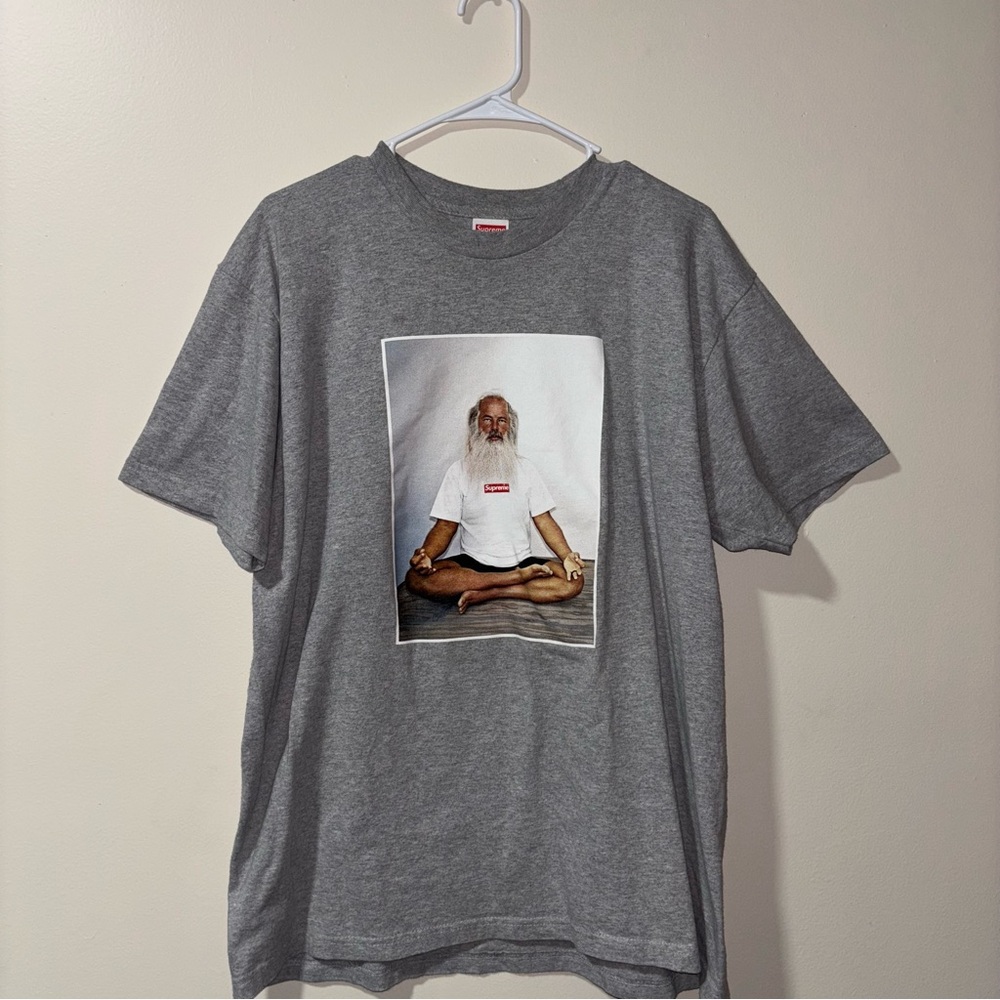Supreme Gray Rick Rubin T-shirt L